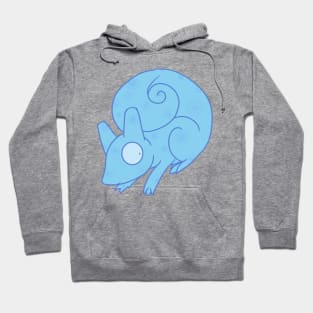 The Owl House Inspired Light Blue Chameleon Design Hoodie